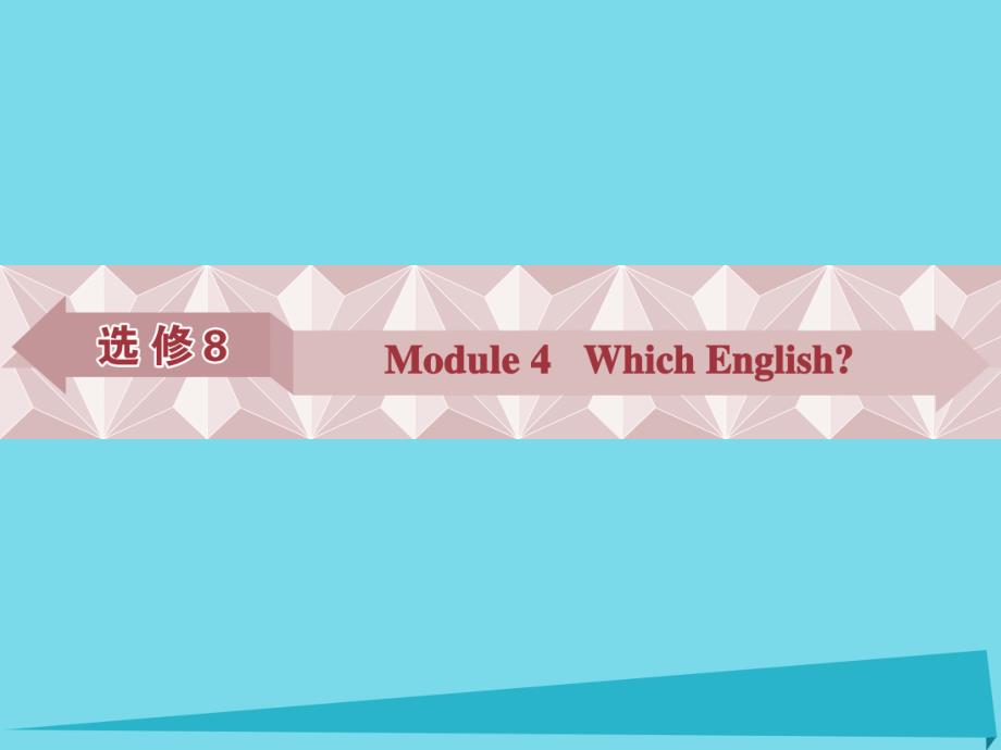 2018高考英语总复习 第一部分 基础考点聚焦 module4 which english课件 外研版选修8_第1页