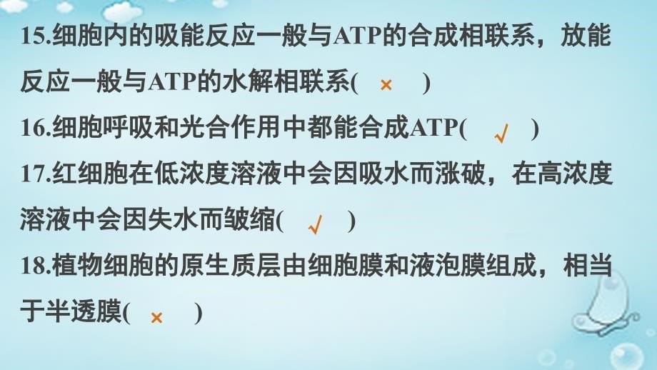 2018年高三生物第二轮复习 第二篇 考点三 物质的跨膜运输、酶和atp课件 新人教版_第5页