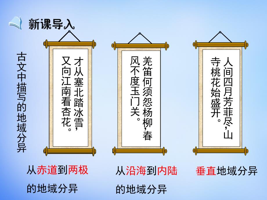 高中地理 5.2《自然地理环境的差异性》（第二课时）课件 新人教版必修1_第3页