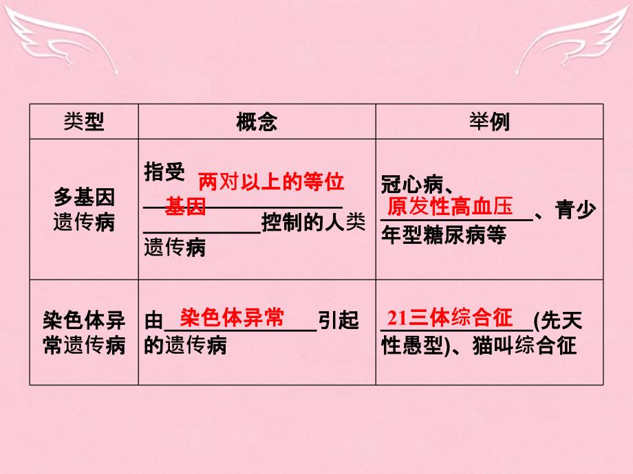 2018版高中生物 第五章 基因突变及其他变异 第3节 人类遗传病课件 新人教版必修2_第4页