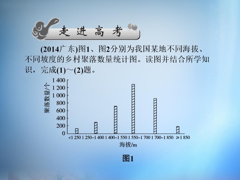 2018届高考地理第一轮总复习 第五单元 第一讲 地表形态对聚落及交通线路分布的影响课件_第2页