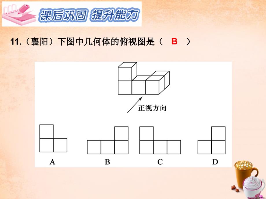 2018春九年级数学下册 第29章 投影与视图 29.2 三视图（第1课时）课件1 （新版）新人教版_第3页