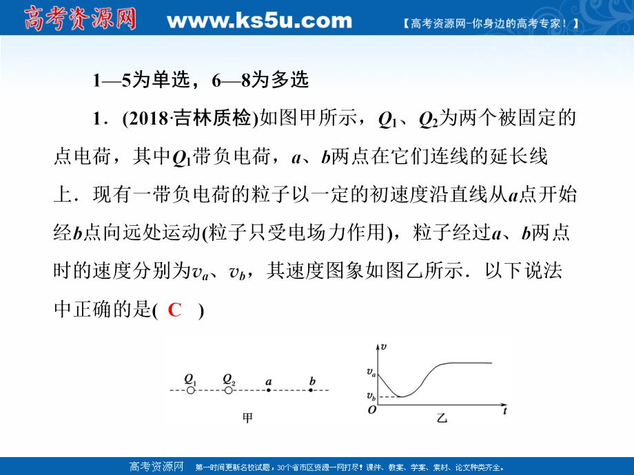 2018-2019高中物理二轮复习课件：选择题提速练4 _第2页