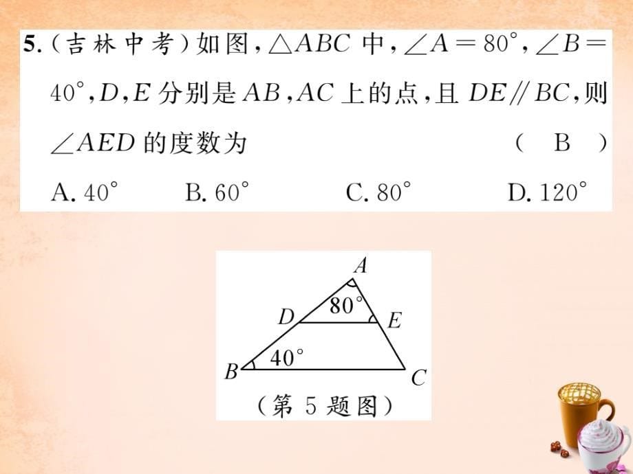 2018春七年级数学下册 第九章 多边形重点热点专练课件 （新版）华东师大版_第5页