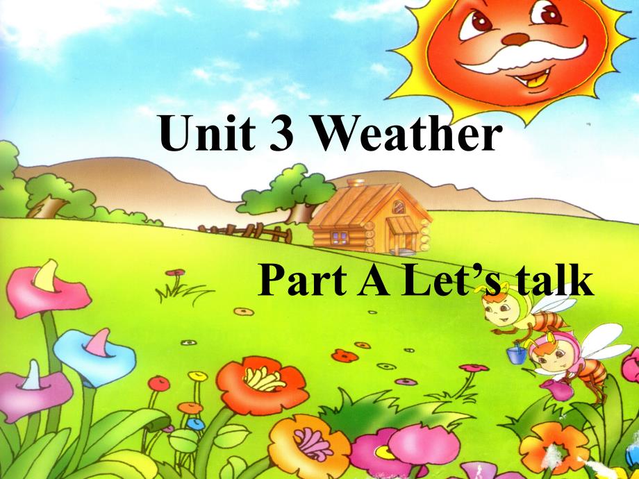 新版pep英语四年级下册unit3_weather  a_let27s_talk_第1页