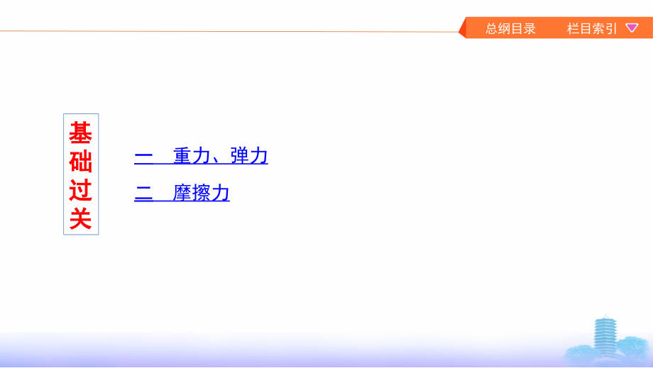2020版高考课标物理一轮复习课件：第二章 第1讲　重力　弹力　摩擦力 _第2页