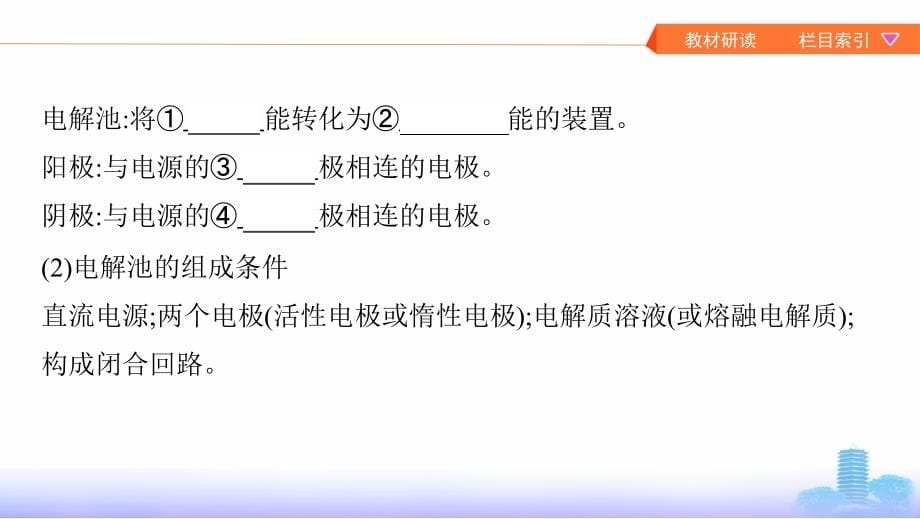 2020版高考浙江选考化学一轮课件：专题六 第三单元　电解池　金属的腐蚀与防护 _第5页