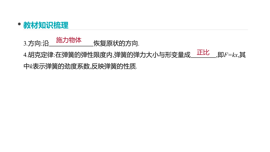 2020高考物理精优大一轮复习人教通用版课件：第2单元 相互作用 物体平衡 第3讲 重力、弹力 _第4页