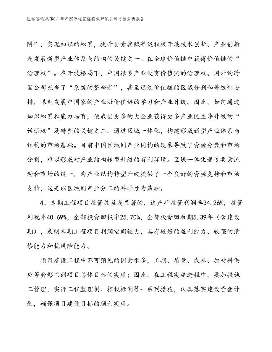 （备案）年产25万吨宽幅铜板带项目可行性分析报告(总投资9200万元)_第5页