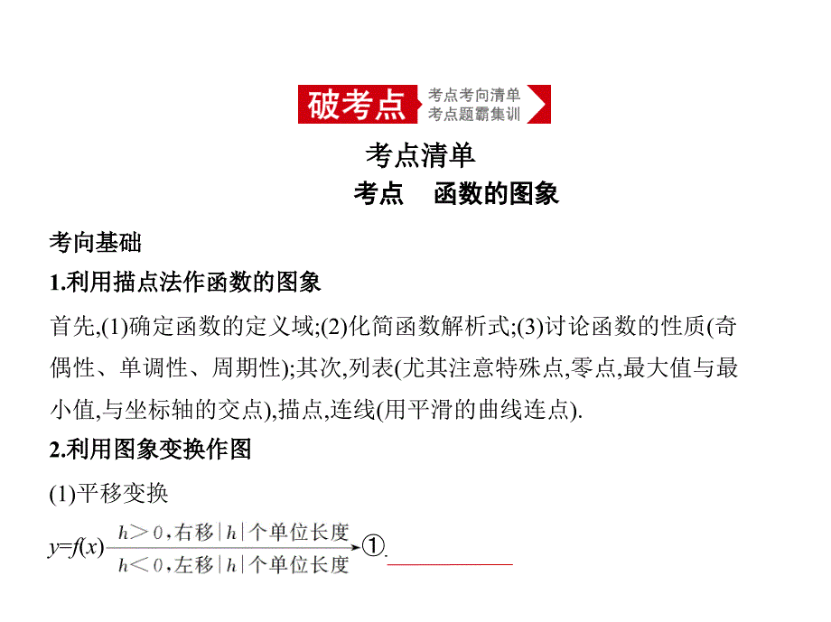 2020版高考数学（浙江专用）一轮总复习课件：2.6　函数的图象 _第2页