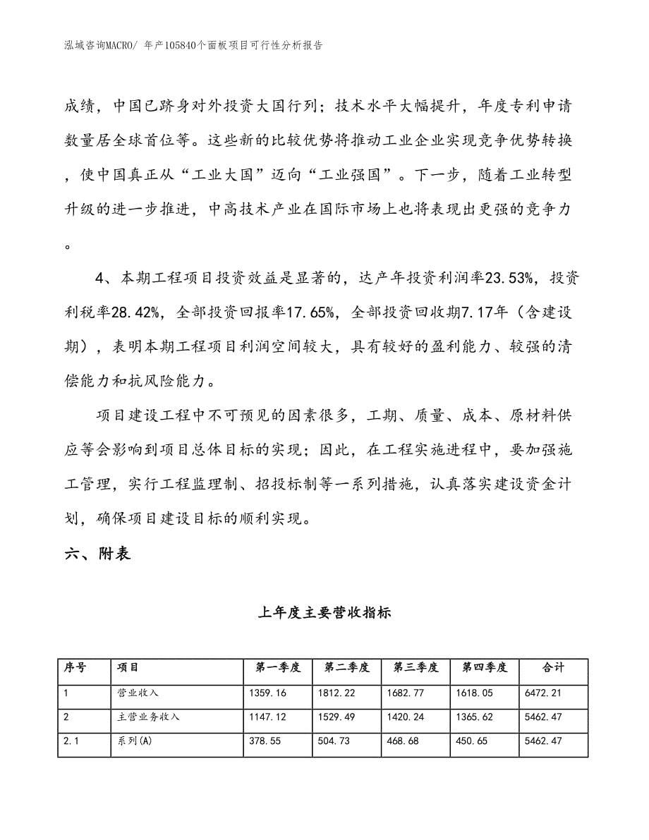 （备案）年产105840个面板项目可行性分析报告(总投资8270万元)_第5页