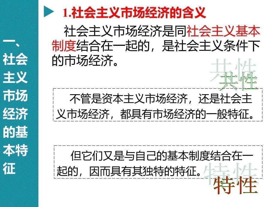 人教版高中政治必修一9.2社会主义市场经济课件（共36张ppt） _第5页