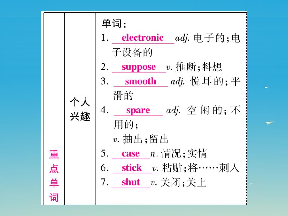 （四川地区）2018年中考英语总复习 第一篇 教材系统复习 考点精讲20 九全 units 9-10课件_第2页