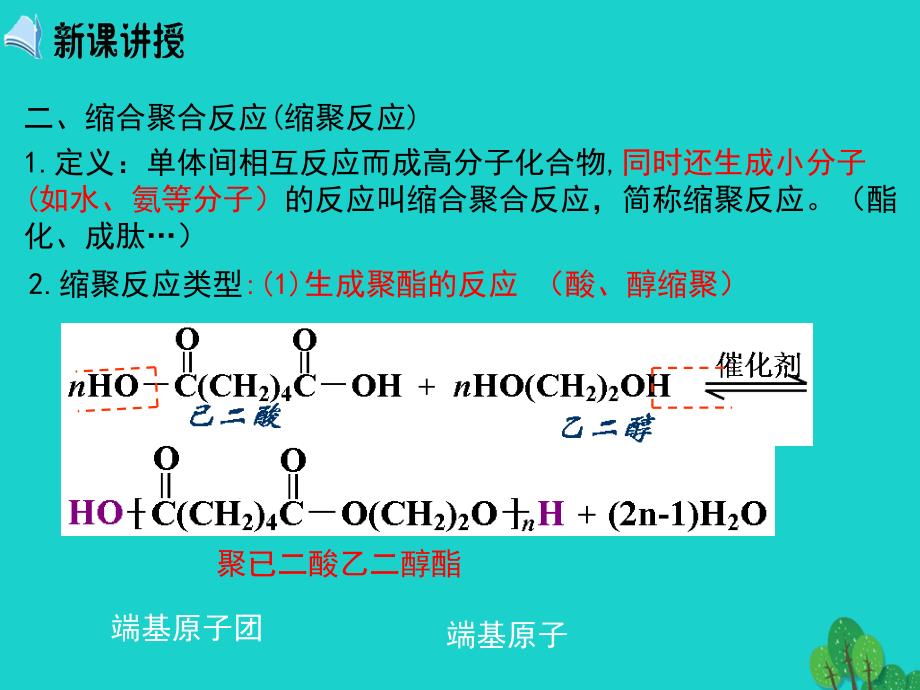 （同步精品课堂）2018-2019学年高中化学 专题5.1.2 合成高分子化合物的基本方法（2）课件 新人教版选修5_第2页