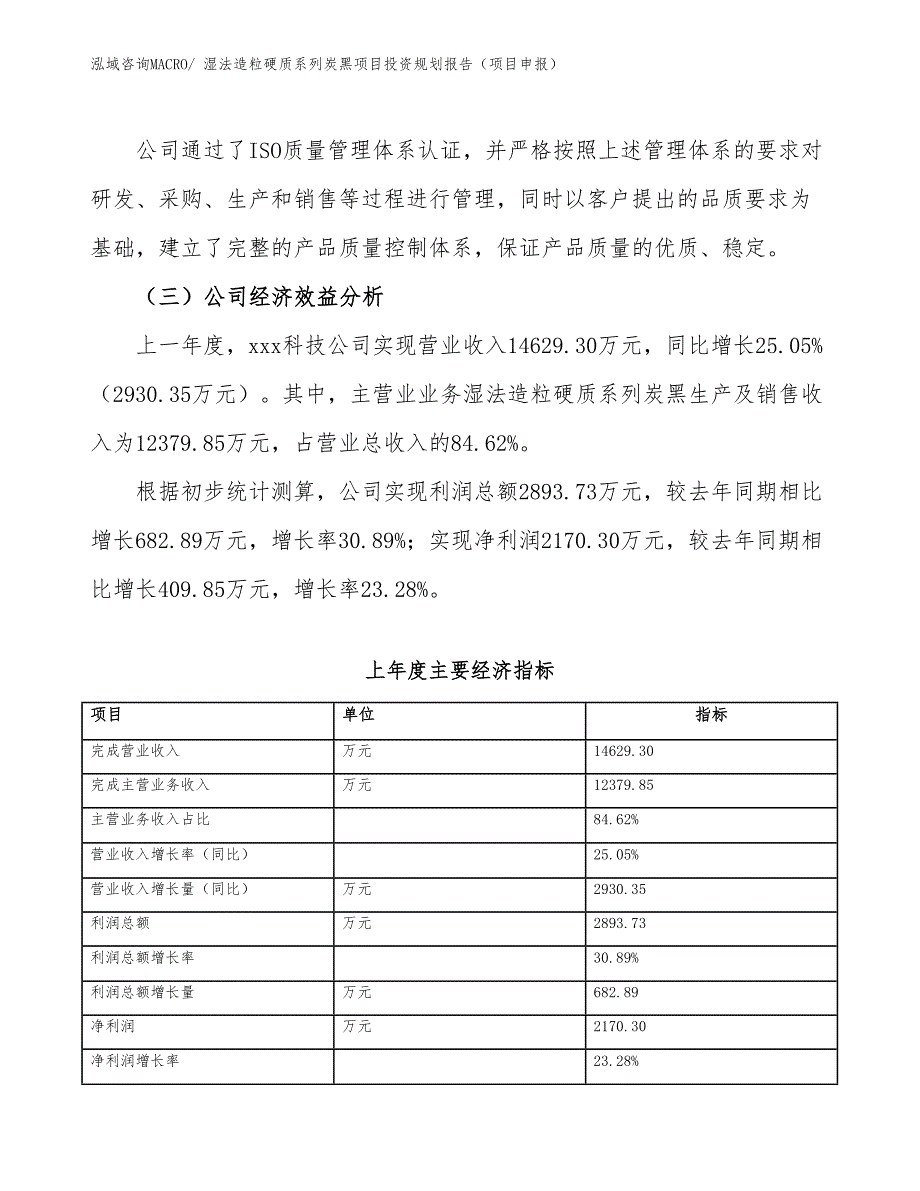 湿法造粒硬质系列炭黑项目投资规划报告（项目申报）_第4页