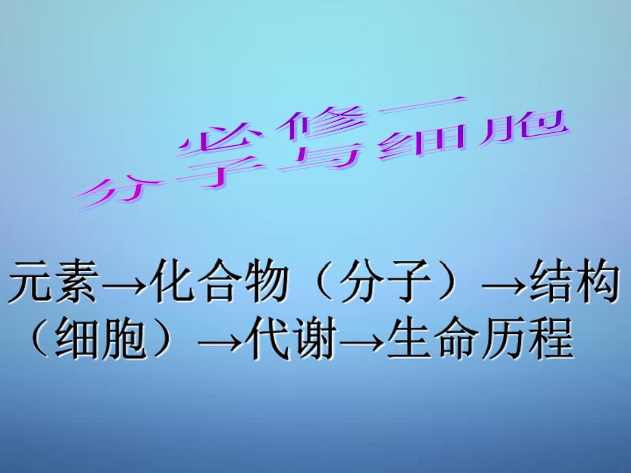 山东省牟平第一中学高中生物 1.1从生物圈到细胞课件 新人教版必修1_第1页