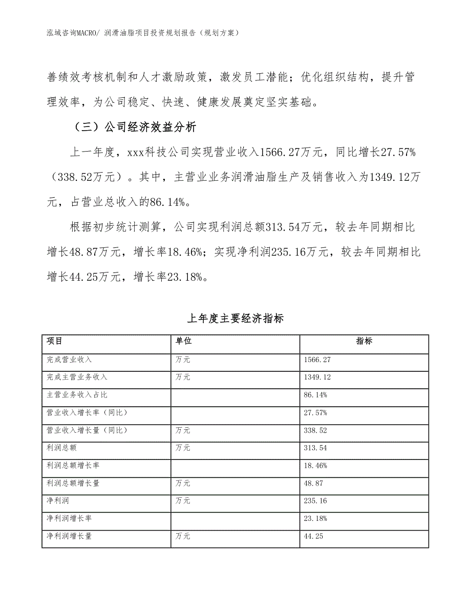 润滑油脂项目投资规划报告（规划方案）_第4页