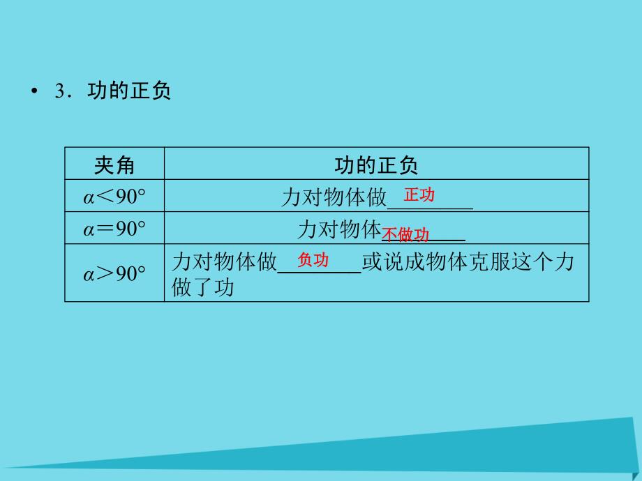 （四川专用）2018年高考物理一轮复习 第5章 功和功率基础课时12课件_第3页