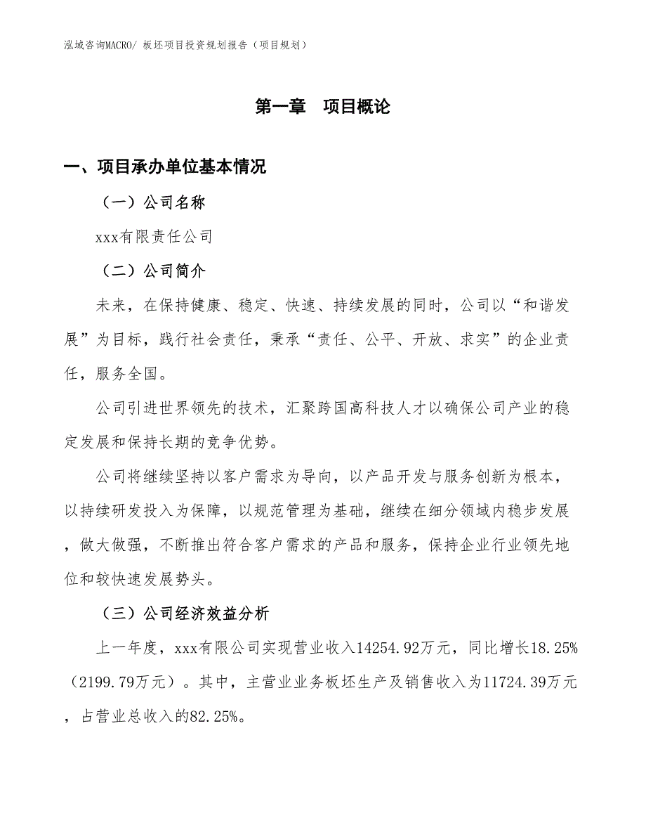 板坯项目投资规划报告（项目规划）_第2页