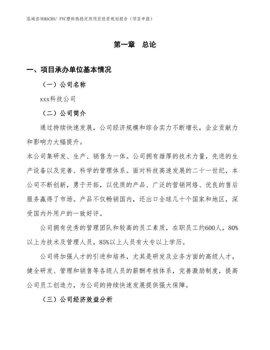 PVC塑料热稳定剂项目投资规划报告（项目申报）_第2页