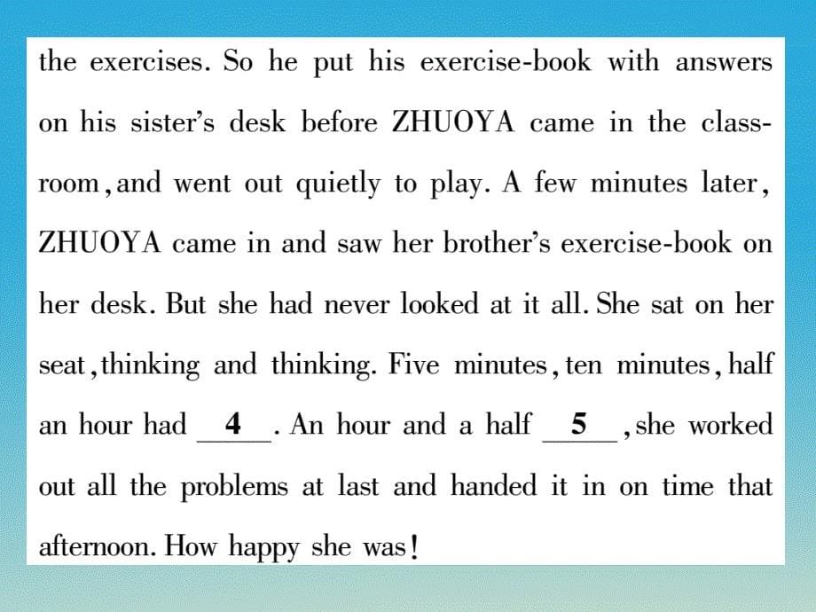 （浙江专版）2018八年级英语下册 unit 4 why don’t you talk to your parents period 2 section a（3a-3c）习题课件 （新版）人教新目标版_第5页