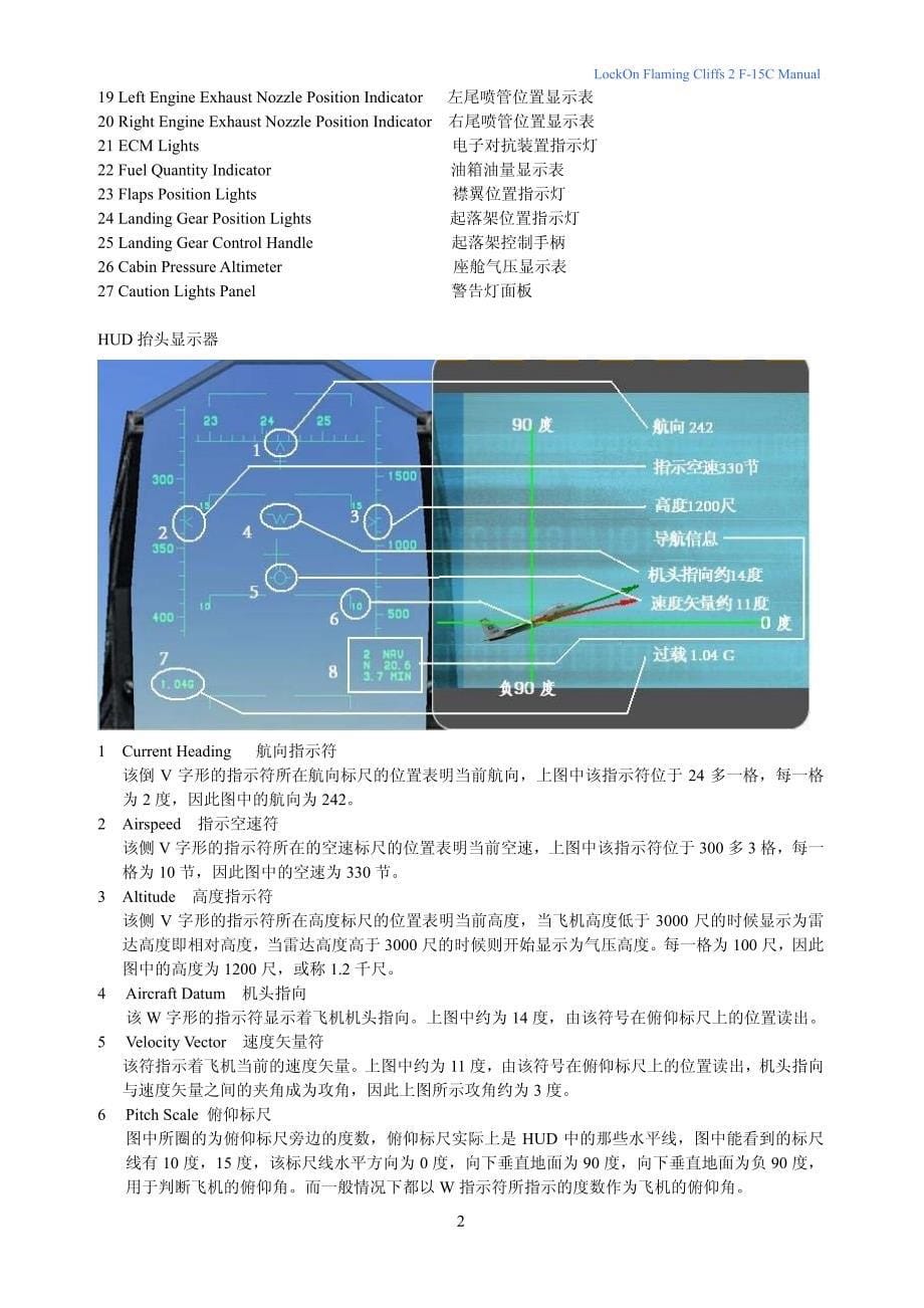 怒火危崖2 f-15c训练手册中文版_第5页