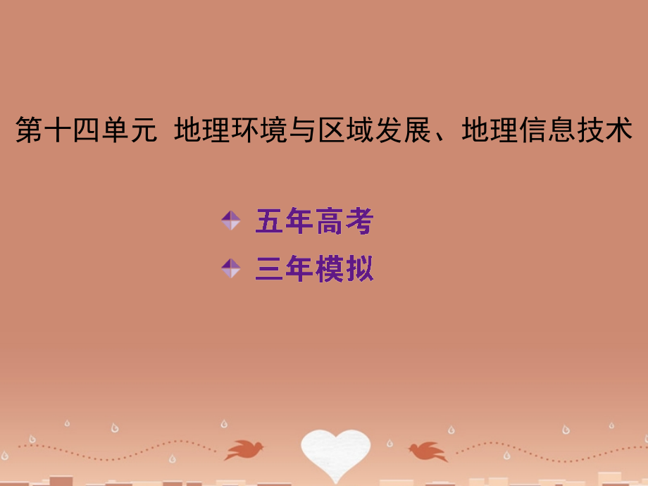 （b版，专用）2018届高考地理一轮复习 第十四单元 地理环境与区域发展、地理信息技术课件_第2页