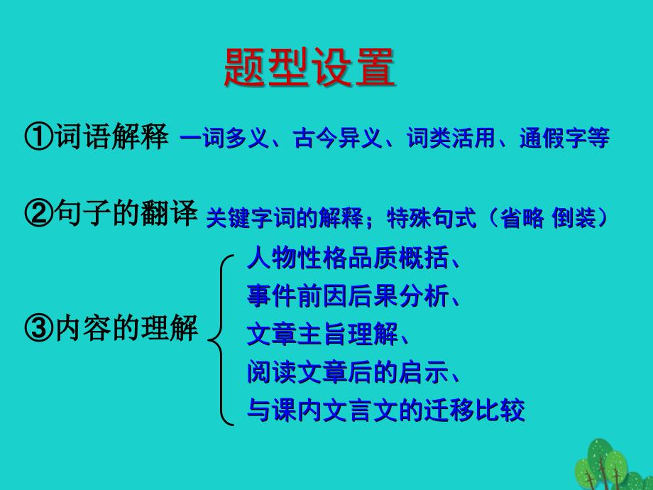 广东省东莞市寮步信义学校2018届中考语文专项复习 课外文言文课件 新人教版_第2页