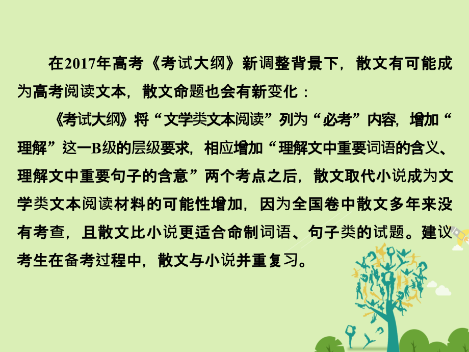 （全国通用）2018届高考语文二轮复习 第一部分 现代文阅读（三）文学类文本阅读 专题二 散文阅读课件_第2页