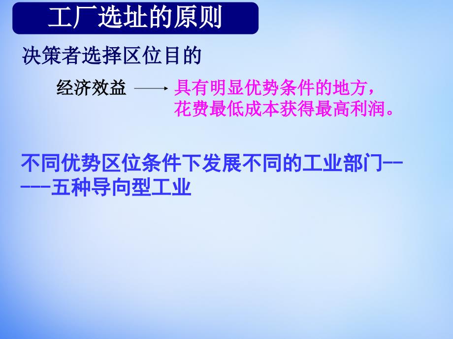 山东省高密市第三中学2018届高考地理一轮复习 4.1工业区位选择课件 新人教版必修2_第4页