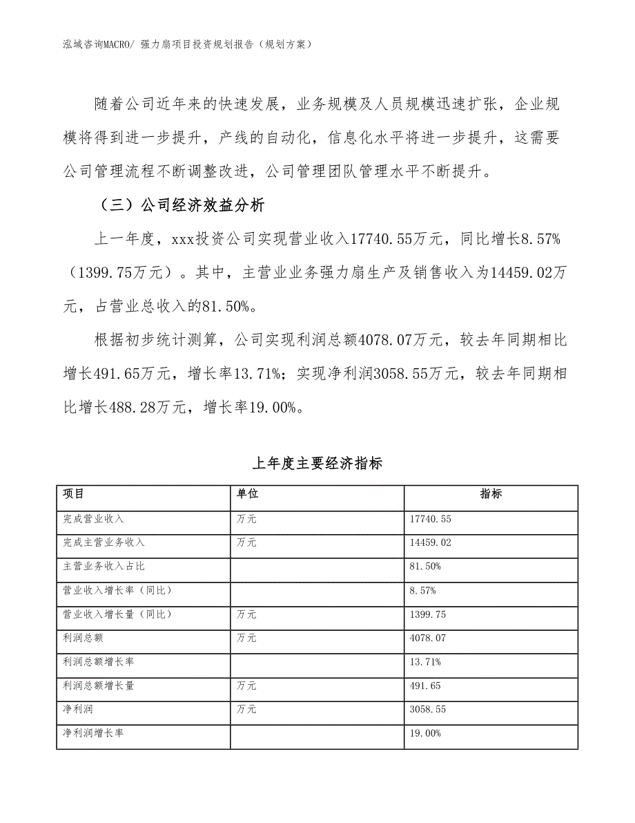 强力扇项目投资规划报告（规划方案）_第4页