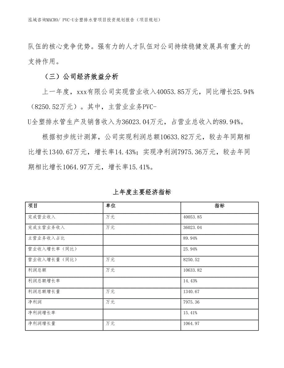 PVC-U全塑排水管项目投资规划报告（项目规划）_第4页