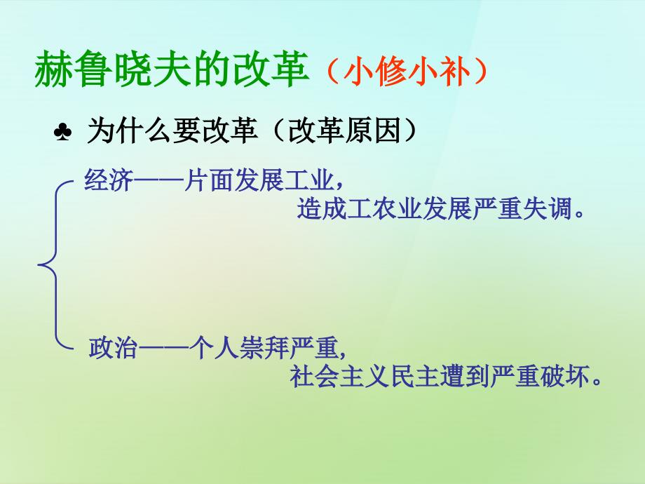 山东省单县希望初级中学九年级历史下册 3.12 苏东的艰难探索课件 北师大版_第3页