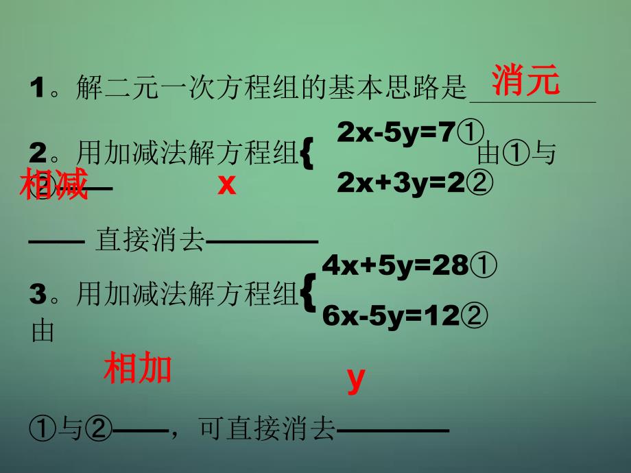 安徽省亳州市谯城区古城中心中学七年级数学下册《第八章 二元一次方程组》经典例题讲解课件 （新版）新人教版_第4页