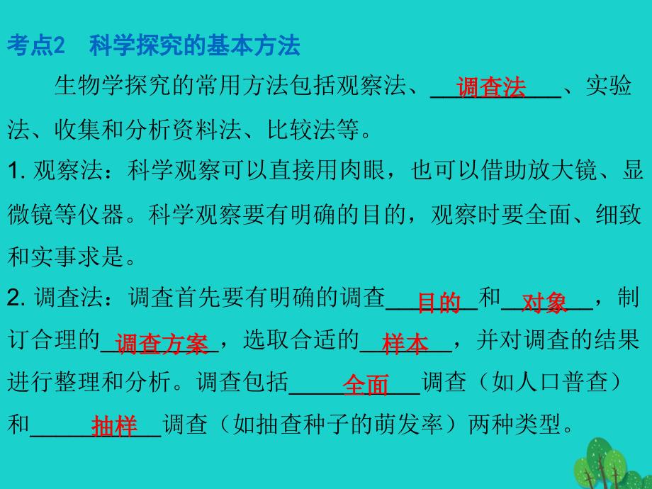 广东省2018年中考生物 第一单元 第一章 认识生物复习课件_第4页