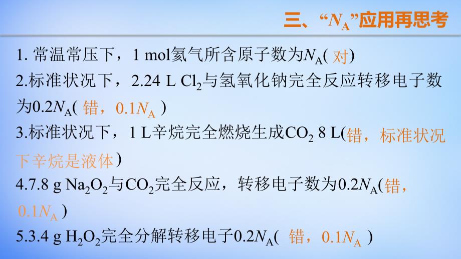 （江苏专用）2018版高考化学大二轮总复习 第一篇 三“na”应用再思考课件_第2页