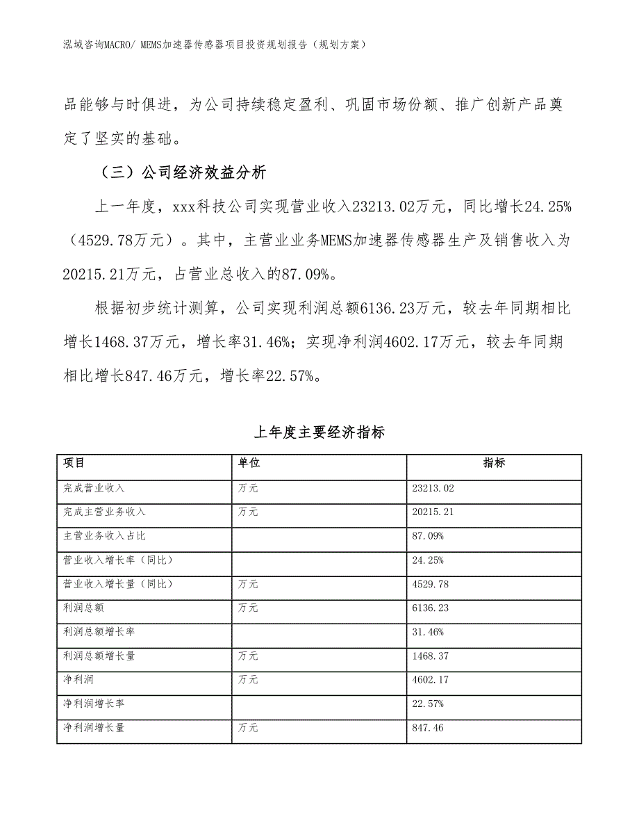 MEMS加速器传感器项目投资规划报告（规划方案）_第3页