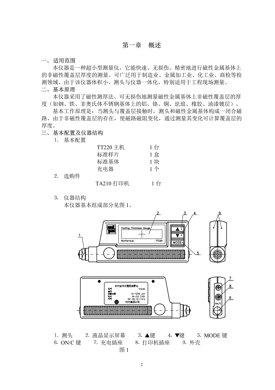 涂层测厚仪tt220说明书_第3页