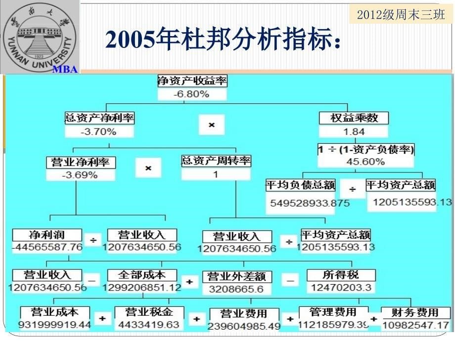 昆明制药的杜邦财务分析报告.ppt_第5页