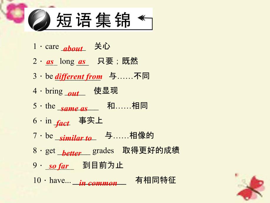 辽宁省2018中考英语 考点聚焦 第6讲 八上 units 3-4课件_第4页