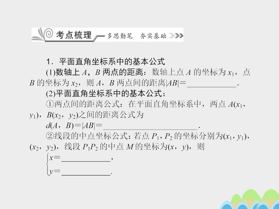 2018高考数学一轮复习 第九章 平面解析几何 9.1 直线与方程课件 文_第4页