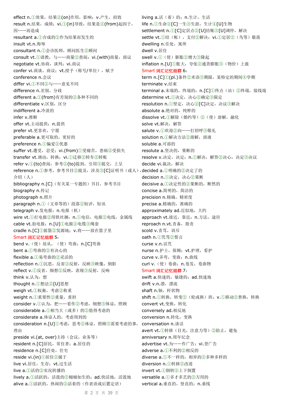 2010年专四必背单词[1]_第2页