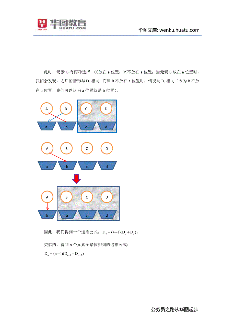 全错位排列递推公式的简易推导（齐麟-晋级）_第2页