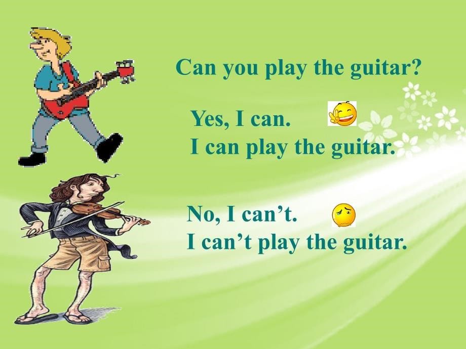 七年级英语下册《unit1_can_you_play_the_guitar》课件_人教版_第5页