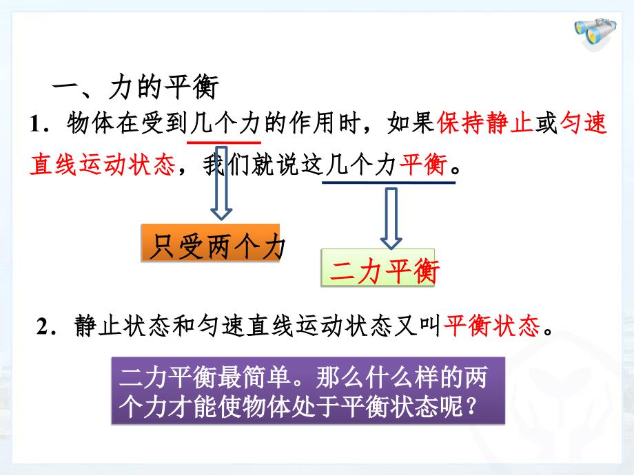 8.2 二力平衡 课件（新人教版八年级下册） (4).ppt_第4页