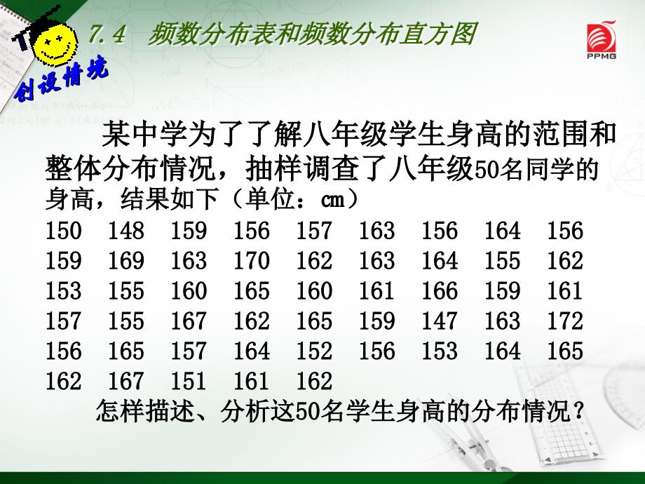 9.4 频数分布图和频数分布直方图 课件（苏科版八年级下册） (1).ppt_第2页