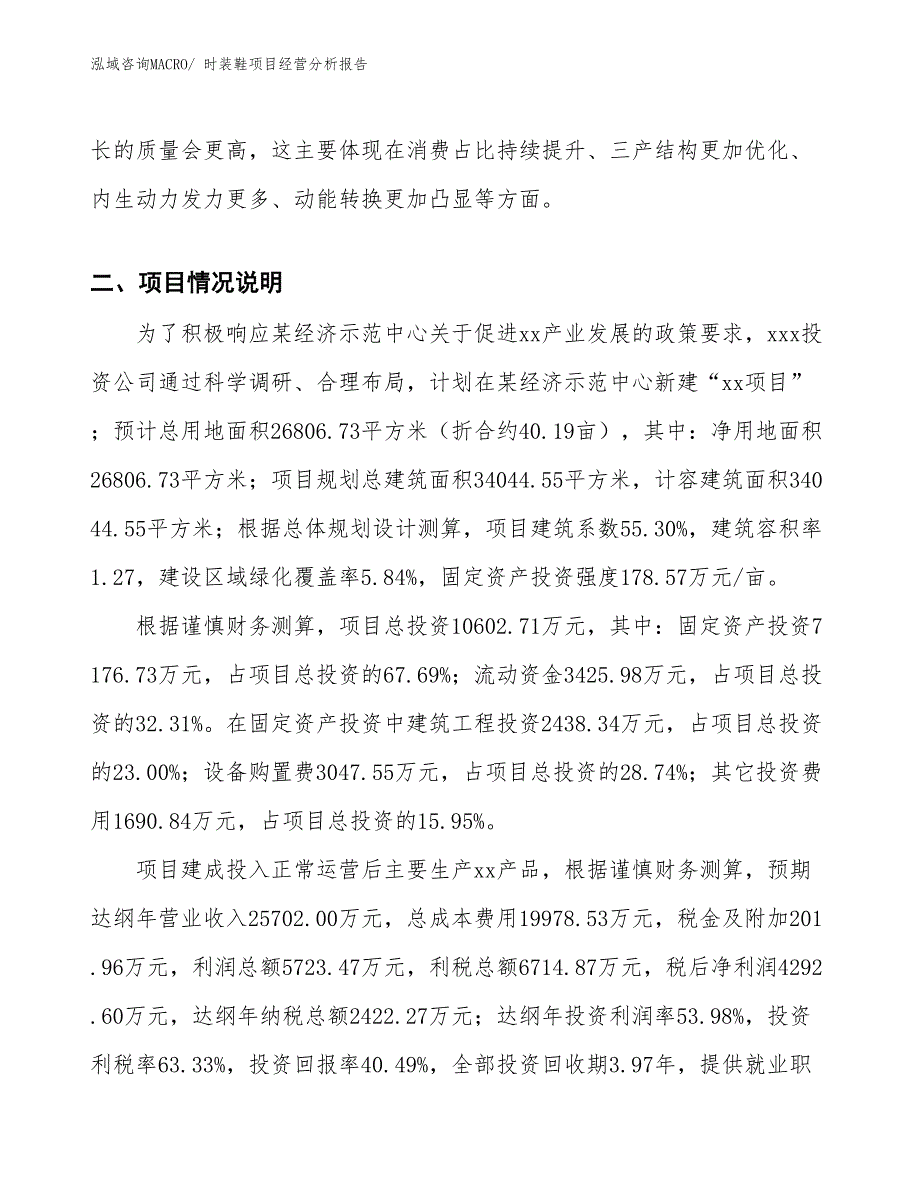 时装鞋项目经营分析报告_第3页