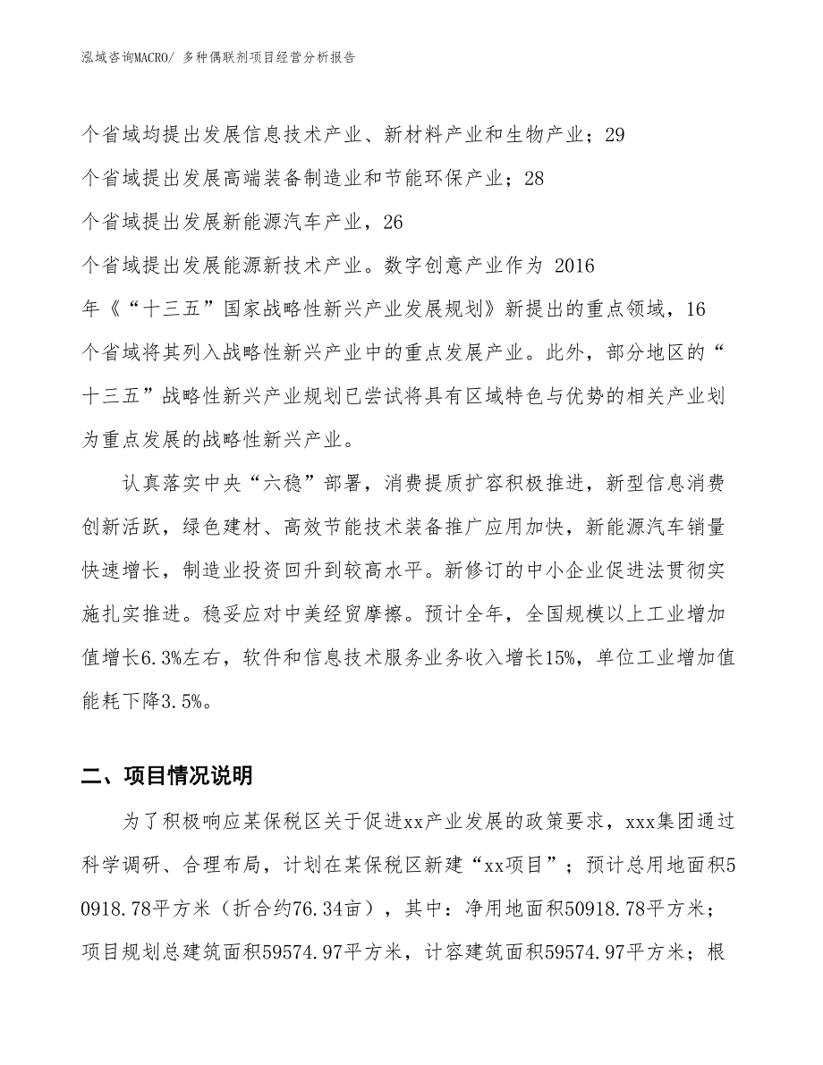 多种偶联剂项目经营分析报告_第2页