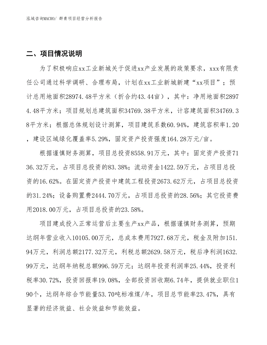 群青项目经营分析报告_第3页