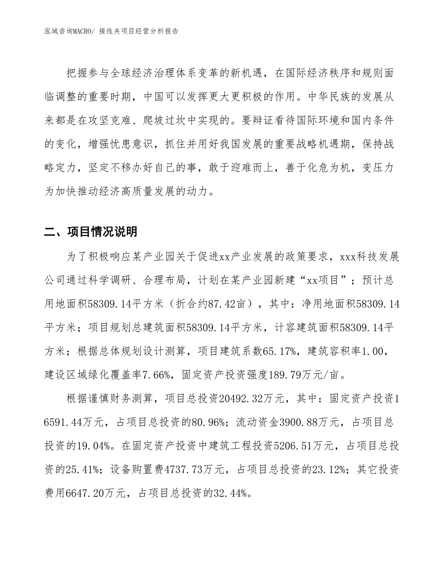 接线夹项目经营分析报告_第2页